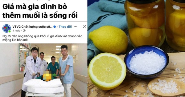 Người đàn ông không qua khỏi vì gia đình vắt chanh vào miệng lúc hôn mê, bác sĩ cảnh báo: Tuyệt đối không đưa bất cứ thứ gì vào miệng người đang hôn mê