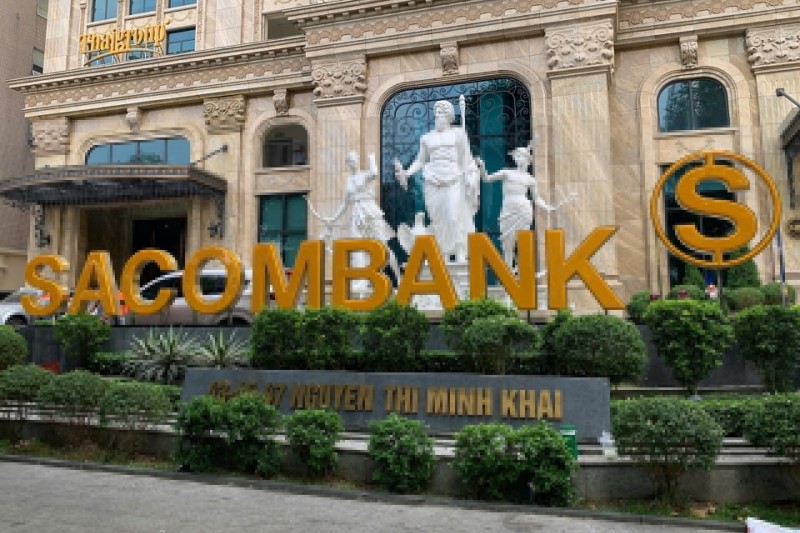 Logo Sacombank xuất hiện tại 'đại bản doanh' của Thaigroup