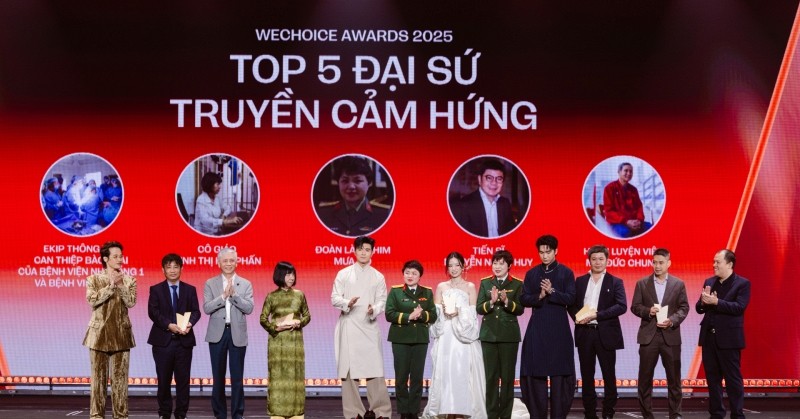 Ekip thông tim bào thai, hành trình 16 năm dạy chữ cho bệnh nhi ung thư của cô giáo Đinh Thị Kim Phấn… được vinh danh tại WeChoice Awards 2025
