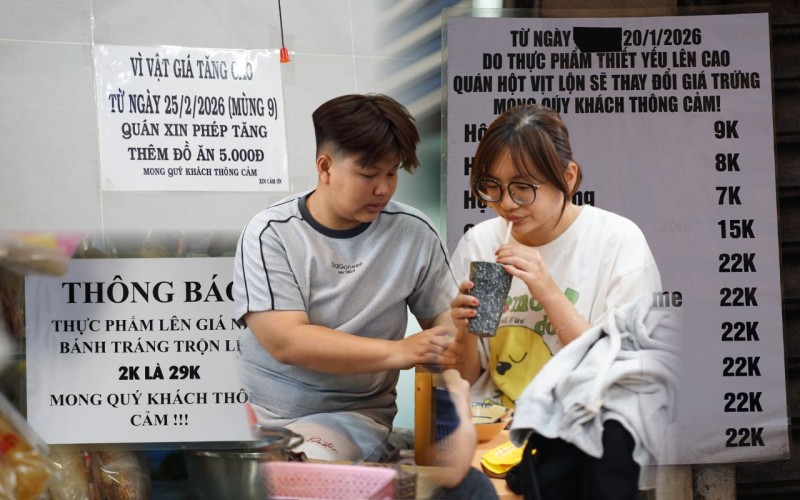 Sau 3 năm giữ giá, quán quen dán bảng tăng 2.000 đồng: "Thà thẳng thắn dán bảng để khách biết trước còn hơn tăng âm thầm"
