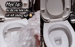 "Học lỏm" trên mạng bỏ đá vào bồn cầu để làm sạch: Không ngờ lại nhanh gọn, hiệu nghiệm đến vậy!