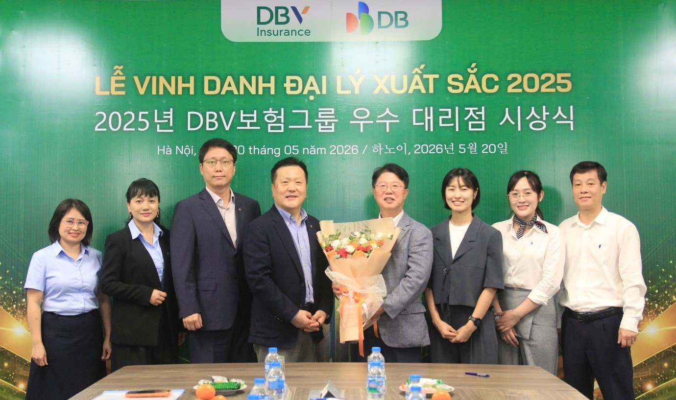 DBV VINH DANH ĐẠI LÝ HÀN QUỐC XUẤT SẮC NHẤT 2025