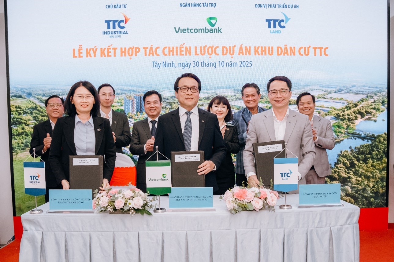 TTC Land ký thỏa thuận hợp tác chiến lược cùng TTC IZ phát triển khu dân cư hơn 42ha tại Tây Ninh